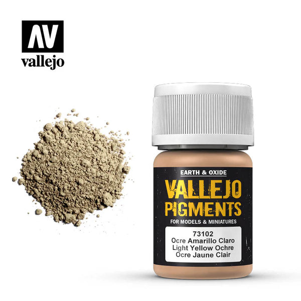 Vallejo 73.102 Light Yellow Ochre Pigment