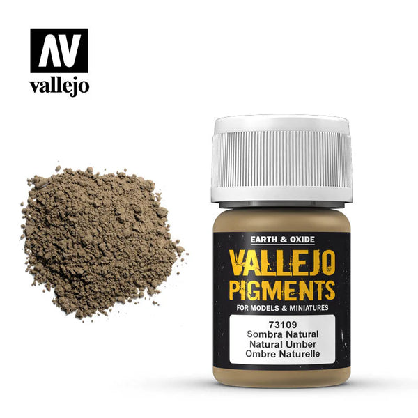 Vallejo 73.109 Natural Umber Pigment