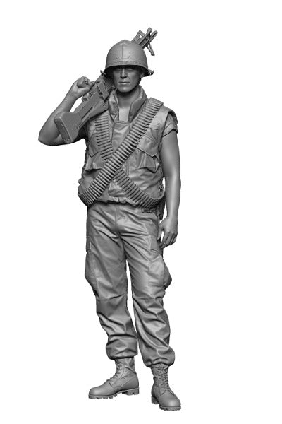 H3 Models 35102 1/35 Vietnam War U.S. M60 Gunner