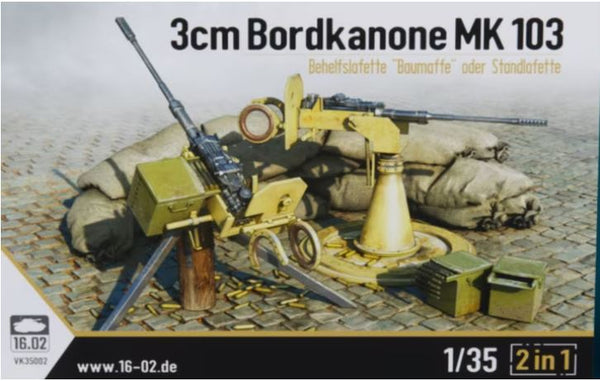16.02 VK 35002 1/35 3cm Bordkanone MK 103 (3 in 1)