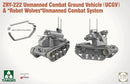 TAKOM 2223 1/35 ZRY-222 Unman. Combat Grd. Vehicle &"Robot Wolves"