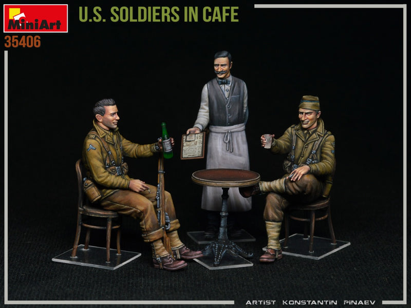 MiniArt 35406 1/35 U.S. Soldiers in Cafe
