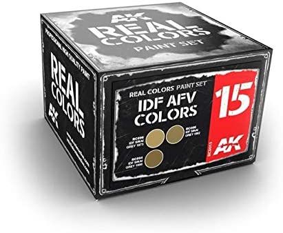 AK Interactive RCS015 Real Colors: IDF AFV Colors Set