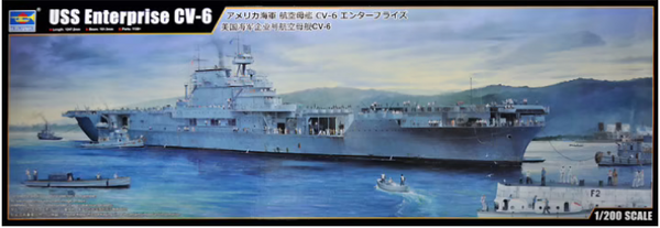 Trumpeter 03712 1/200 USS Enterprise CV-6