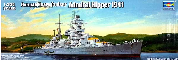 Trumpeter 05317 1/350 German Cruiser Admiral Hipper 1941