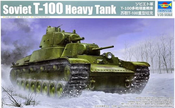 Trumpeter 09590 1/35 Soviet T-100 Heavy Tank