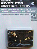 AFV Club AG35020 1/35 Rivets for british Tank Churchill Mk.1-3 (A Type)