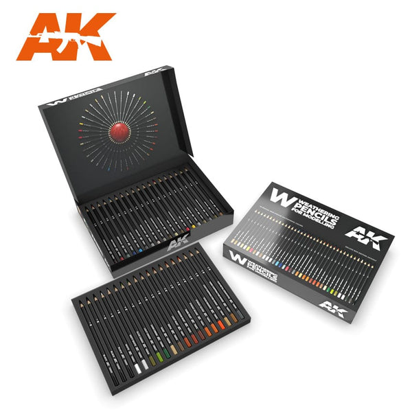AK Interactive 10047 Weathering Pencils: Deluxe Edition Box
