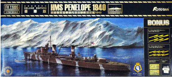 Flyhawk 1109S 1/700 HMS Penelope 1940 (Deluxe Edition)