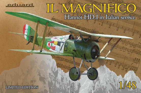 Eduard 11139 1/48 IL Magnifico Hanriot HD.I in Italian Service