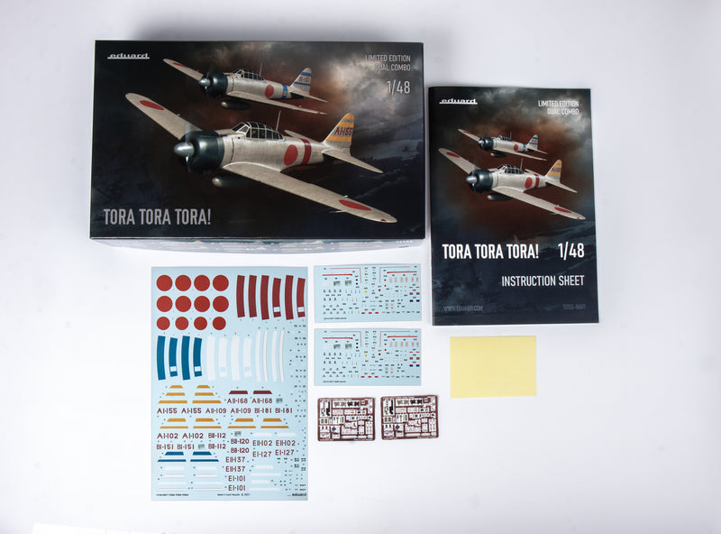 Eduard 11155 1/48 Tora Tora Tora  A6M2  Zero Type 21 dual combo pack