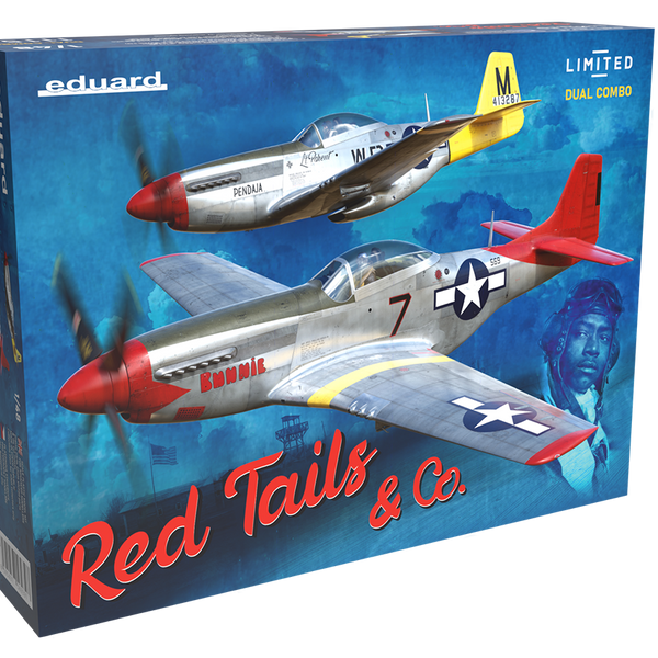 1:18 P-51 Redtails Mustang-