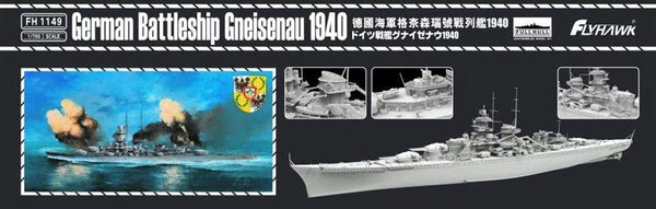 Flyhawk 1149 1/700 German Battleship Gneisenau 1940