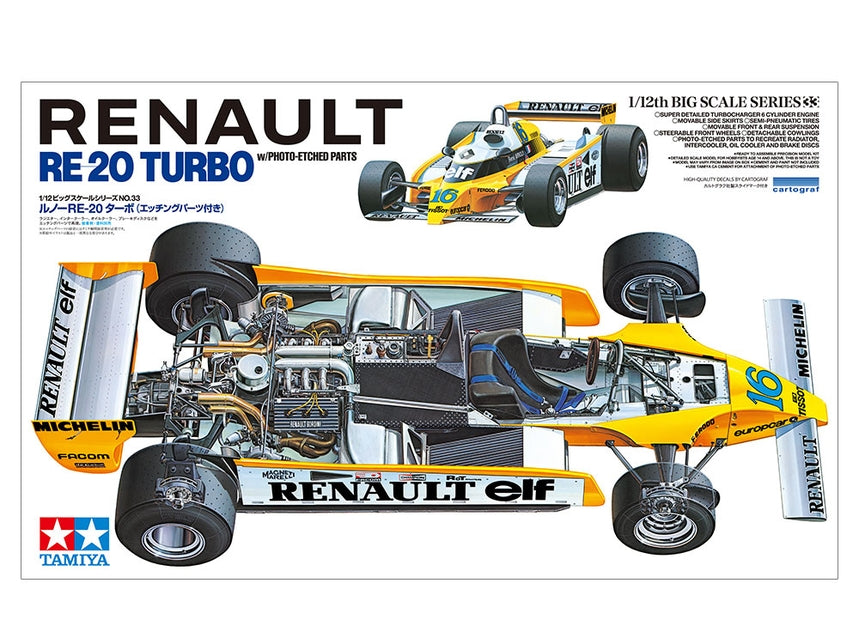 Tamiya 12033 - Maquette voiture F1 Renault RE 20 Turbo