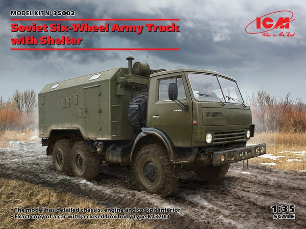 ICM 35002 1/35 Soviet Six-Wheel Truck w/ Shelter