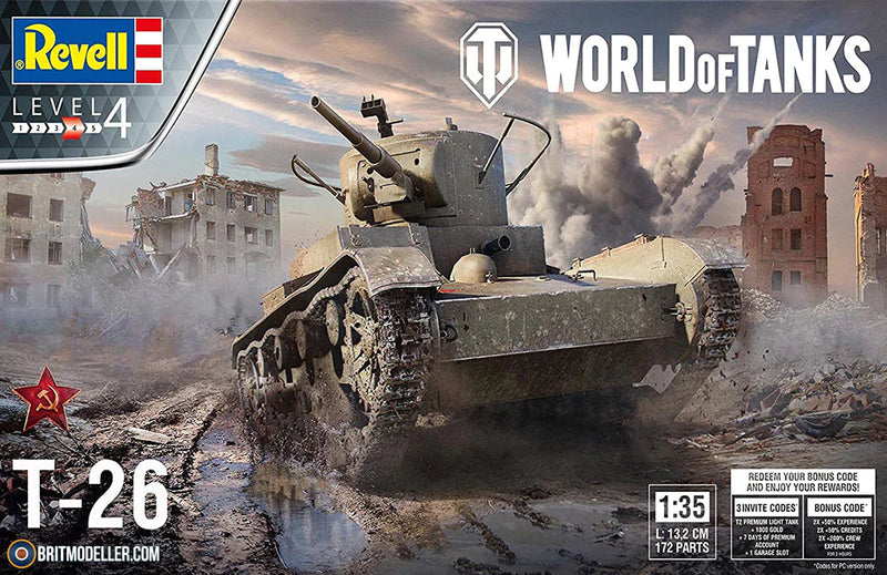 Az Rc modellezés és makettezés webáruházaRevell T-34 World of Tanks 1 Az Rc modellezés és makettezés webáruházaRevell T-34 World of Tanks 1