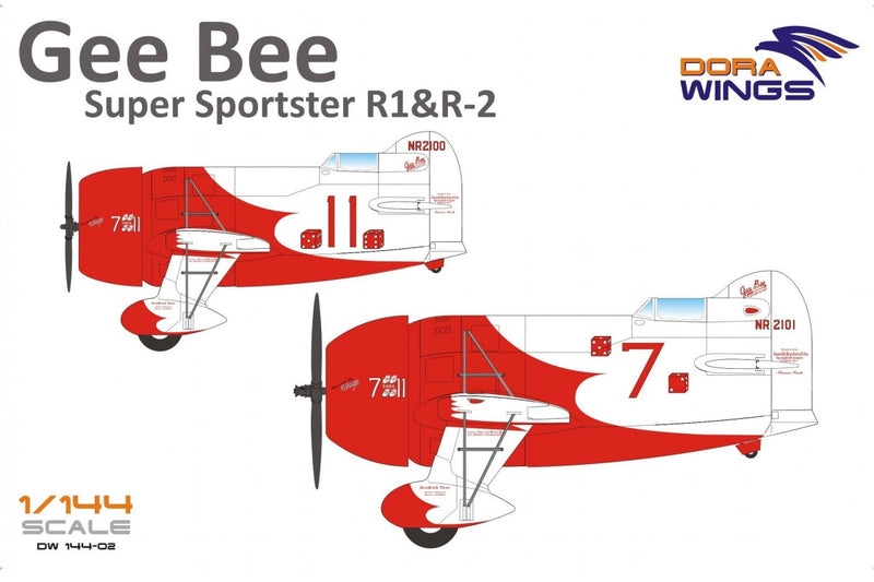 Dora Wings 1/144 Gee Bee Super Sportster R1 & R2 (2in1)