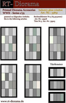 RT DIORAMA 35851 1/35 Printed Accessories: Industry-glass windows