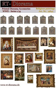 RT DIORAMA 35845 1/35 Printed Accessories: Religious - Paintings