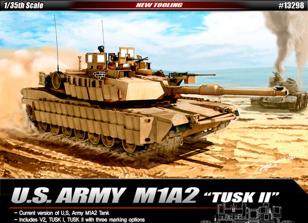 Academy 13298 1/35 US ARMY M1A2 Abrams  TUSK II