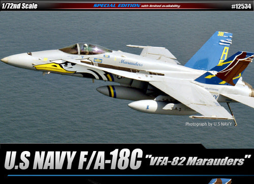 Academy 12534 1/72 Academy F-18C Hornet VFA-82 Marauders