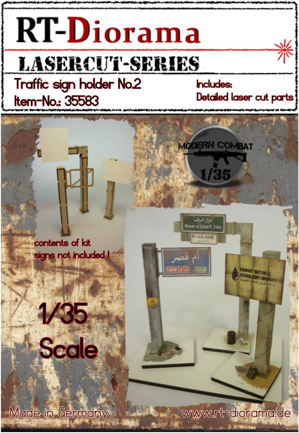 RT DIORAMA 35583 1/35 Traffic sign holder No.2