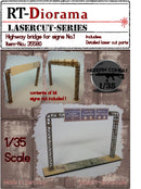 RT DIORAMA 35580 1/35 Highway bridge for signs No.1