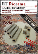 RT DIORAMA 35570 1/35 Ventilation shaft 12x12mm expansion