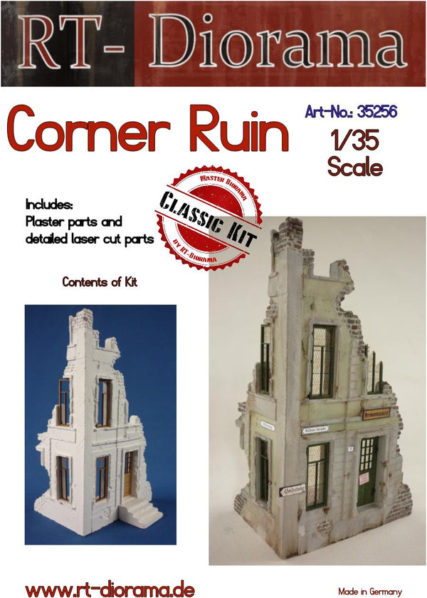 RT DIORAMA 35256 1/35 Corner Ruin (Upgraded Ceramic Version)