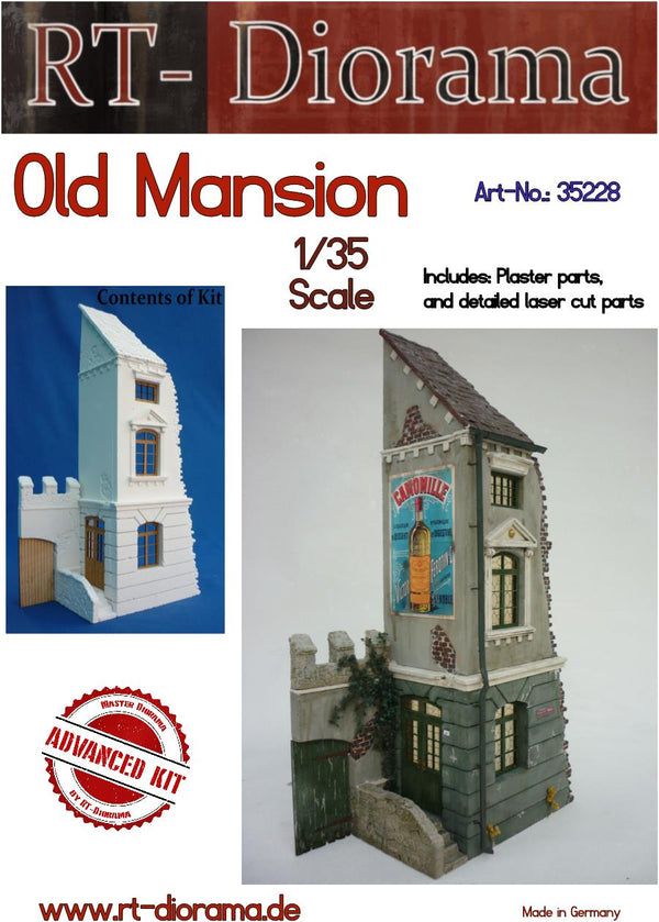 RT DIORAMA 35228 1/35 Old Mansion (Upgraded Ceramic Version)