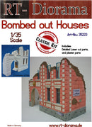 RT DIORAMA 35223 1/35 Bombed Out Houses (Upgraded Ceramic Version)
