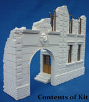 RT DIORAMA 35223 1/35 Bombed Out Houses (Upgraded Ceramic Version)