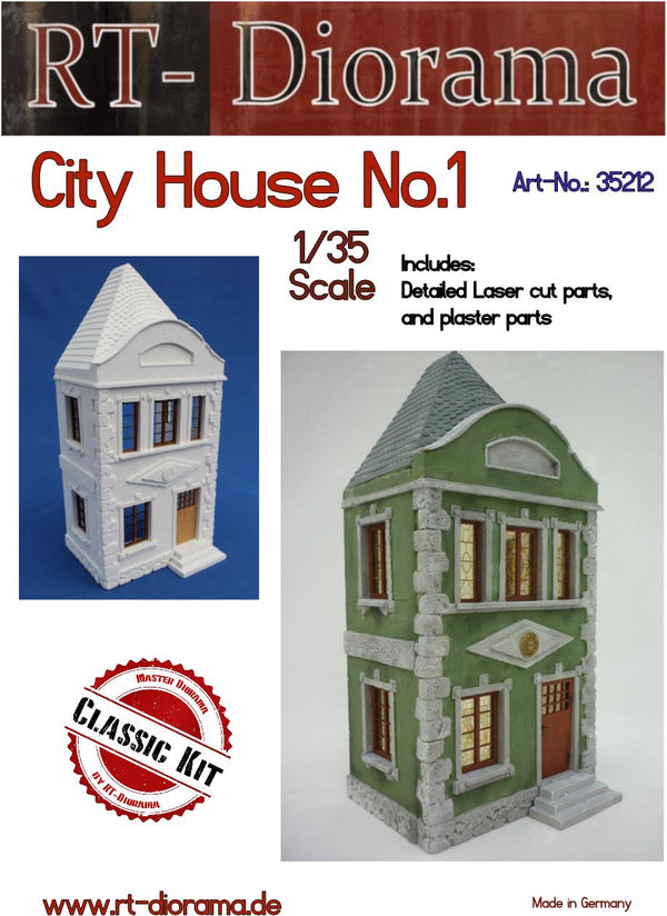 RT DIORAMA 35212 1/35 City House No.1 (Upgraded Ceramic Version)