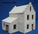 RT DIORAMA 35207 1/35 Brick House - Modular System (Upgraded Ceramic Version)