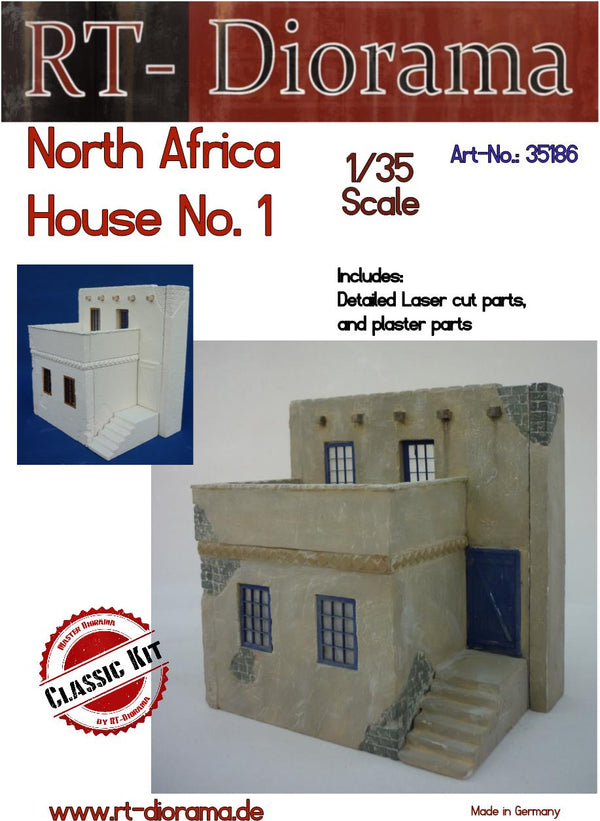 RT DIORAMA 35186 1/35 North African House No. 1 (Upgraded Ceramic Version)