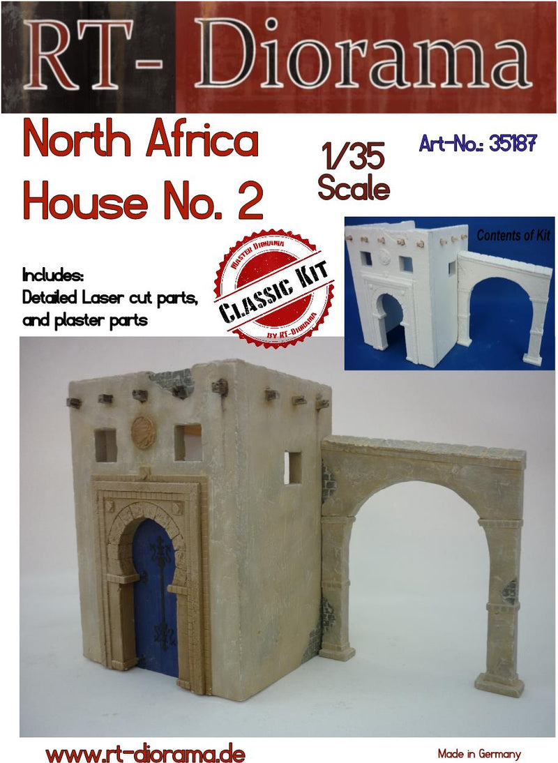 RT DIORAMA 35187 1/35 North African House No. 2 (Upgraded Ceramic Version)