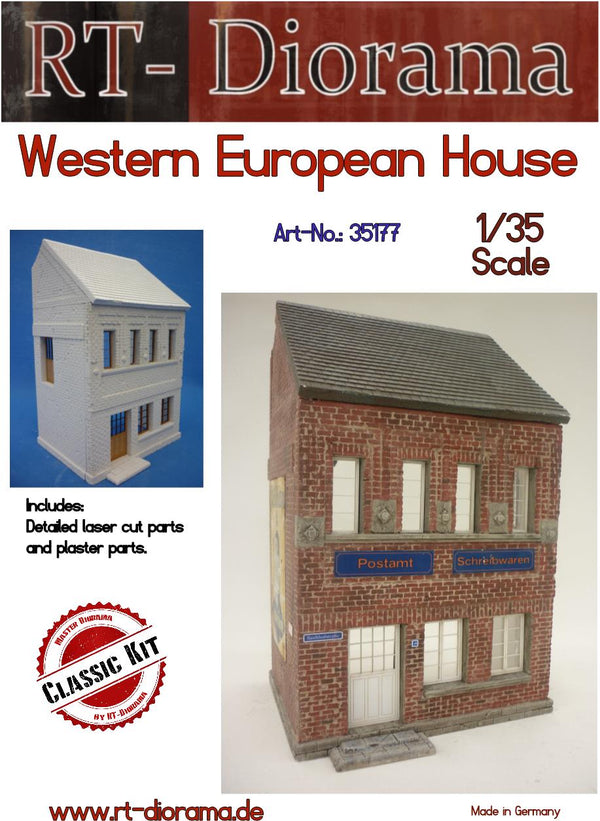 RT DIORAMA 35177 1/35 Western European House (Upgraded Ceramic Version)