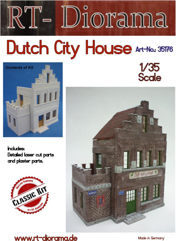 RT DIORAMA 35176 1/35 Dutch City House (Upgraded Ceramic Version)