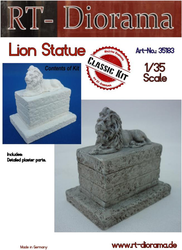 RT DIORAMA 35183 1/35 Lion Statue (Upgraded Ceramic Version)
