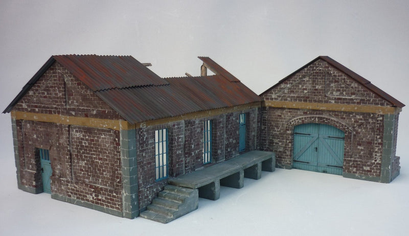 RT DIORAMA 35211 1/35 Freight Shed - Modular System (Upgraded Ceramic Version)