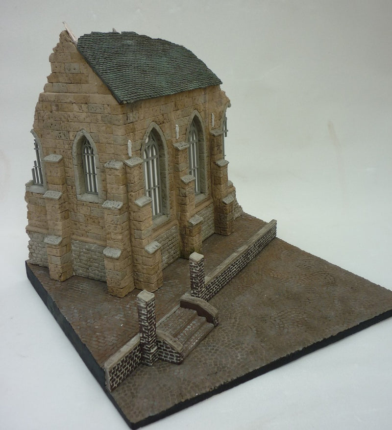 RT DIORAMA 35201 1/35 Diorama-Base: Destroyed Church (Upgraded Ceramic Version)