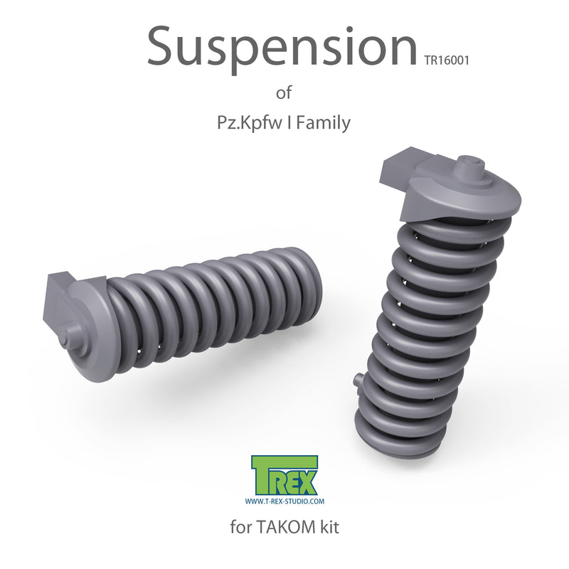 T-Rex 16001 1/16 Pzkpfw.I Suspension Set for Takom