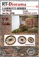 RT DIORAMA 35599 1/35 Cart Wheels (3 pcs.)