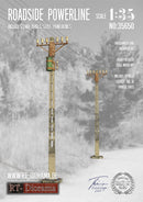 RT DIORAMA 35650 1/35 3D Resin Print: Roadside Powerline