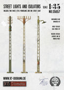 RT DIORAMA 35657 1/35 3D Resin Print: Street Lights and Isolators Set