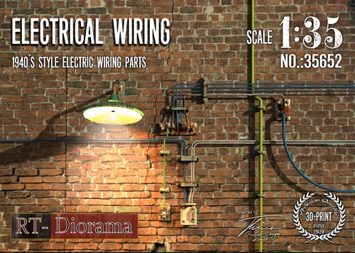 RT DIORAMA 35652 1/35 3D Resin Print: Electrical Wiring Set