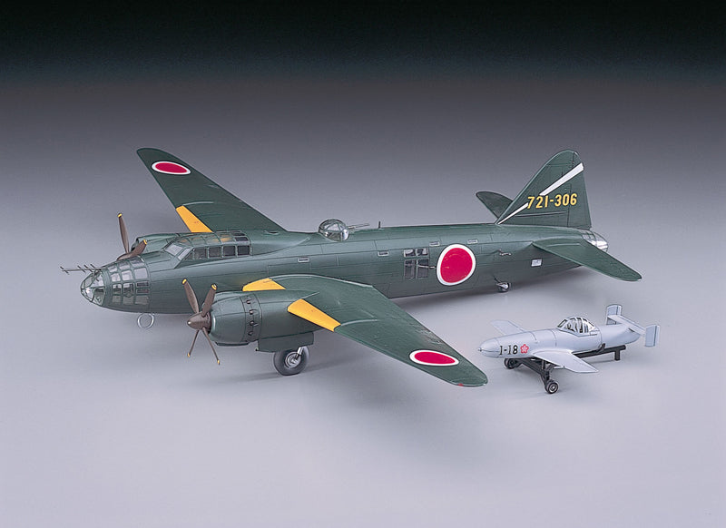 Hasegawa 00550 1/72 Mitsubishi G4M2E Type 1 Attack Bomber (Betty) Model 24 Tei w/ MXY7 OHKA Model 11 E20
