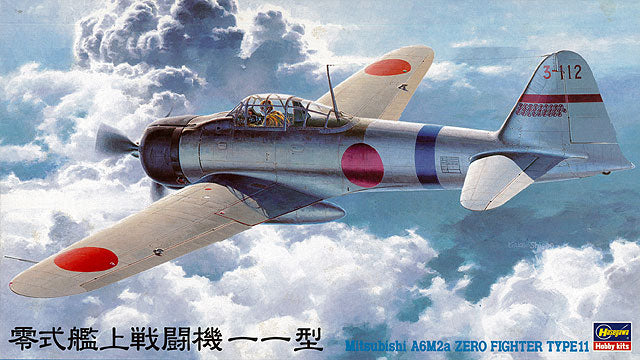 Hasegawa 09142 1/48 Mitsubishi A6M2a Zero Fighter Type 11