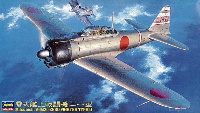 Hasegawa 09143 1/48 Mitsubishi A6M2b Zero Fighter Type 21