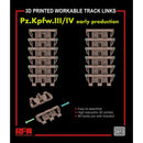 Rye Field Model 2013 1/35 Workable Track Links for Pz.Kpfw.III/IV Early Production
